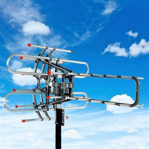 Powerful and easy to install, this durable unit receives digital signals from up to 60 miles away, and its UHF and VHF configurations provide optimal reception without having to aim it. . Tv antenna near me